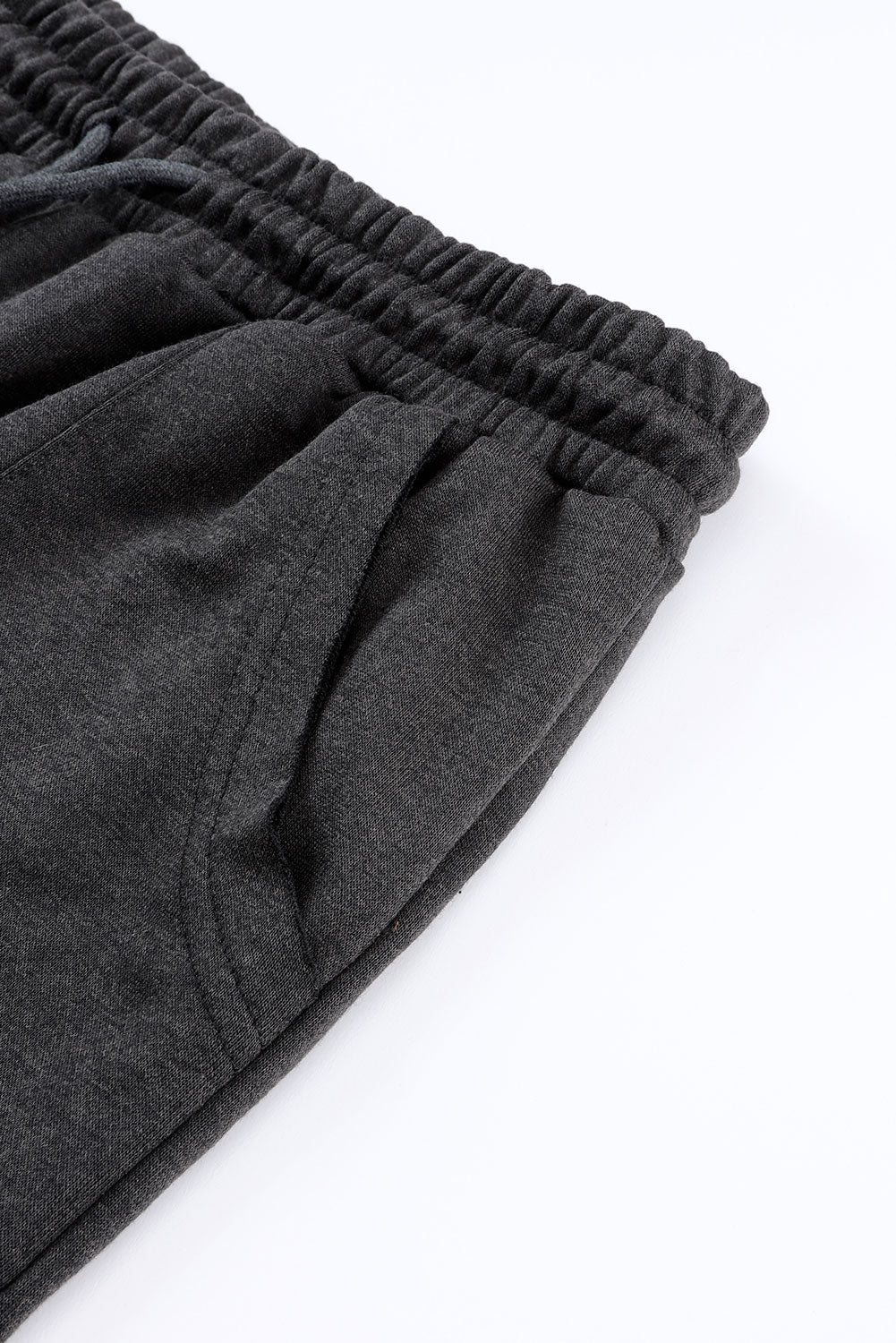 Gray Mineral Washed Drawstring Retro Wide Leg Womens Pants - US2EInc Apparel Plug Ltd. Co