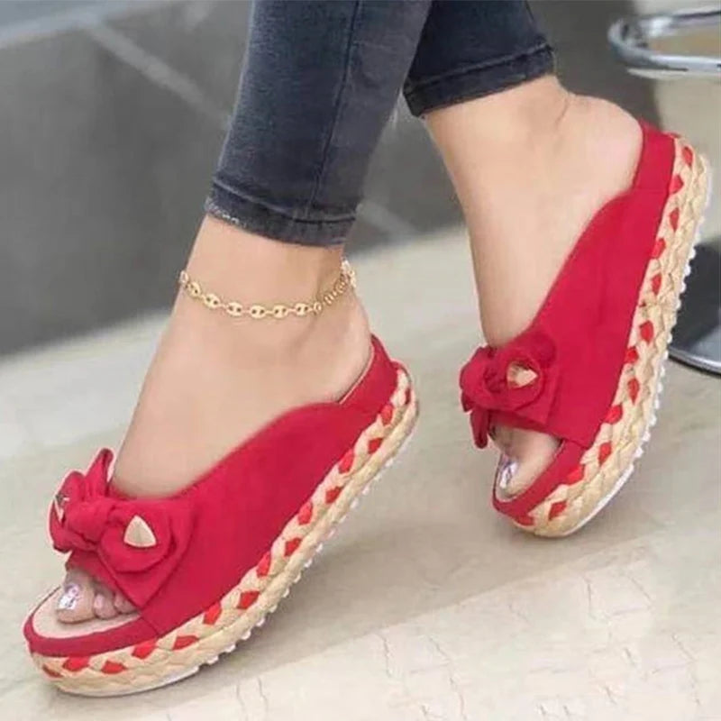 Women Sandals Casual Wedges Heels Slippers For Summer Shoes - US2EInc Apparel Plug Ltd. Co