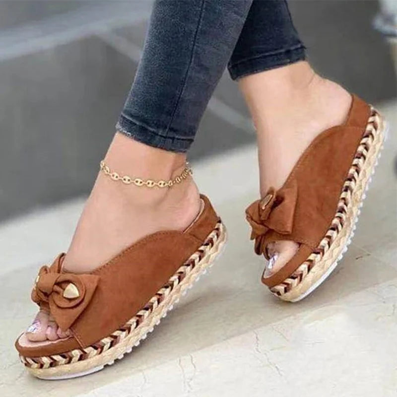 Women Sandals Casual Wedges Heels Slippers For Summer Shoes - US2EInc Apparel Plug Ltd. Co