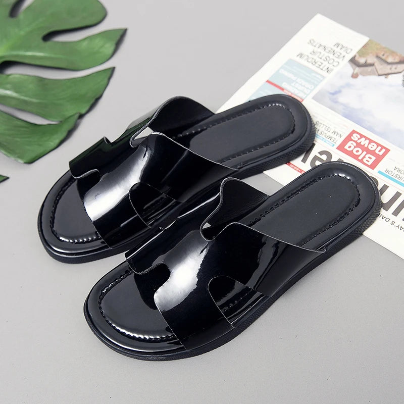 Men Leather Sandals Shoes - US2EInc Apparel Plug Ltd. Co