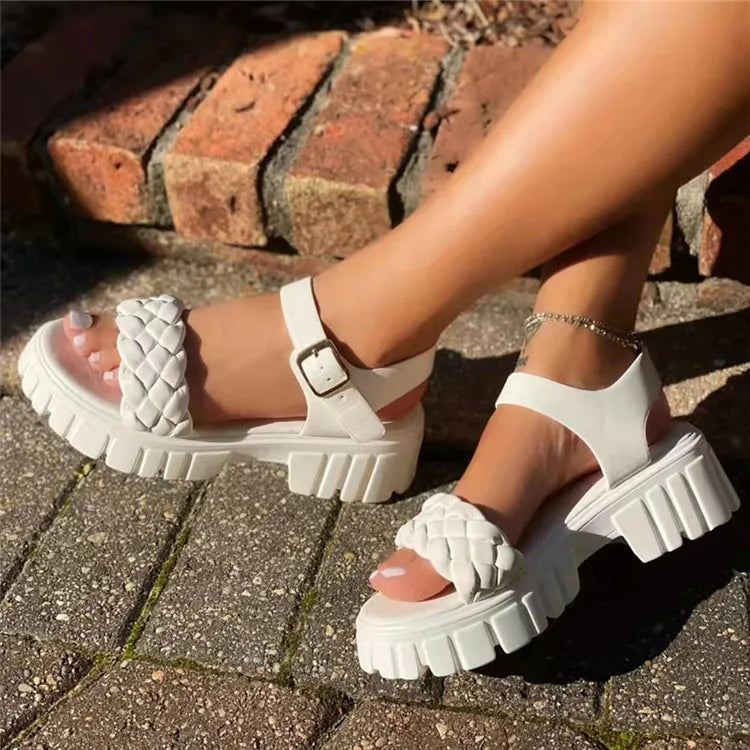Women Summer Platform Sandal Shoes - US2EInc Apparel Plug Ltd. Co