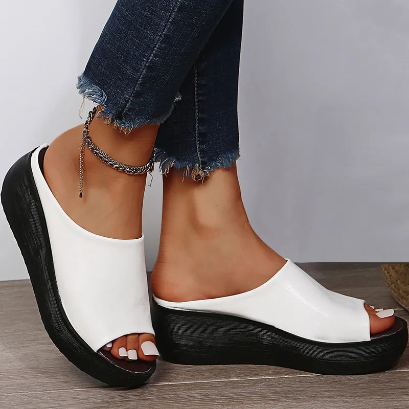 Women Sandals Peep Toe Platform Summer Women Wedges Shoes - US2EInc Apparel Plug Ltd. Co