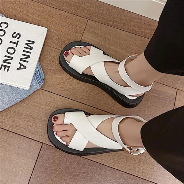 Gladiators Comfortable Flat Womens Sandals Shoes - US2EInc Apparel Plug Ltd. Co