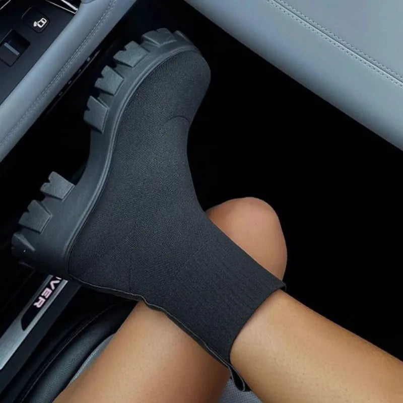 Womens Sock Boots - US2EInc Apparel Plug Ltd. Co
