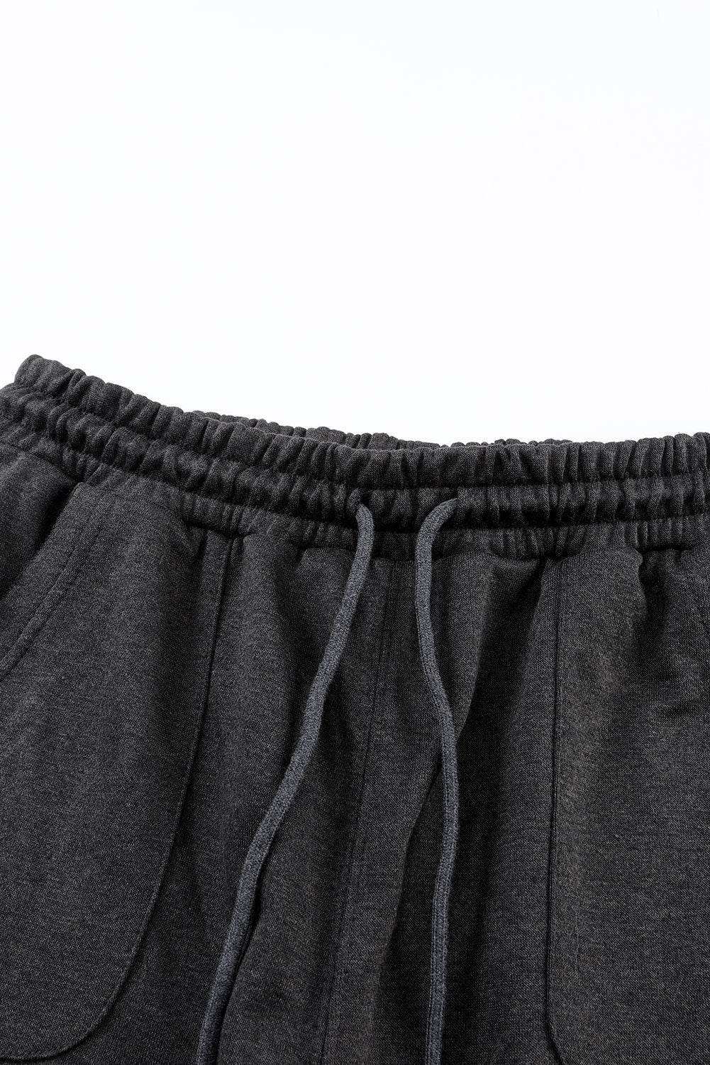 Gray Mineral Washed Drawstring Retro Wide Leg Womens Pants - US2EInc Apparel Plug Ltd. Co