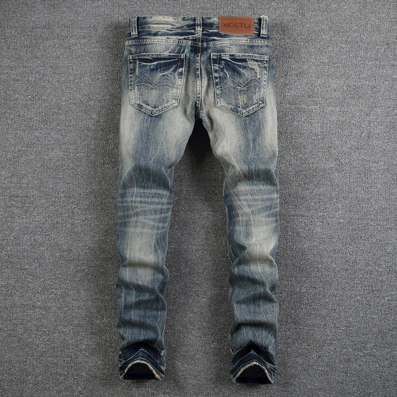 Mens Destroyed Ripped Jeans - US2EInc Apparel Plug Ltd. Co