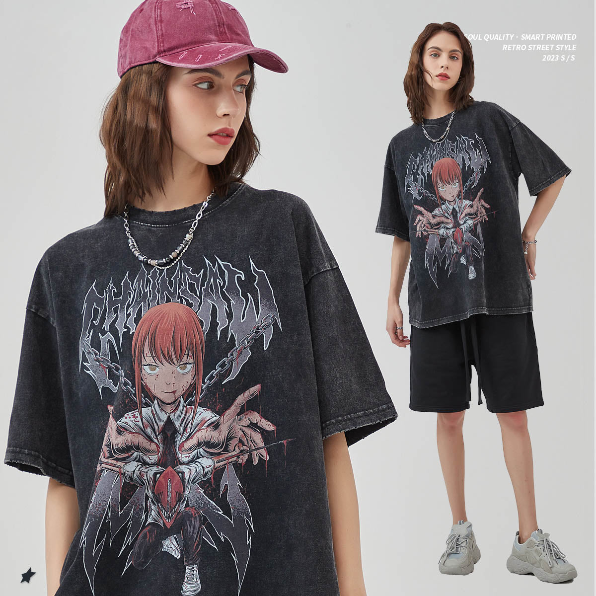 Unisex Anime Short Sleeve T-Shirt - US2EInc Apparel Plug Ltd. Co