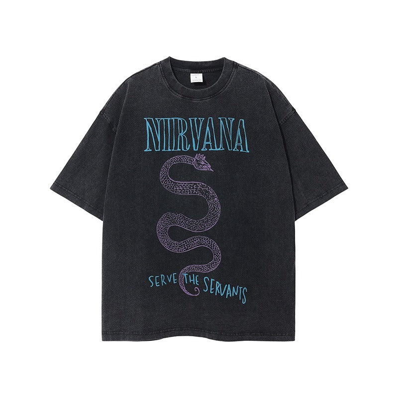 NIRVANA Mens Short Sleeved T-Shirt - US2EInc Apparel Plug Ltd. Co