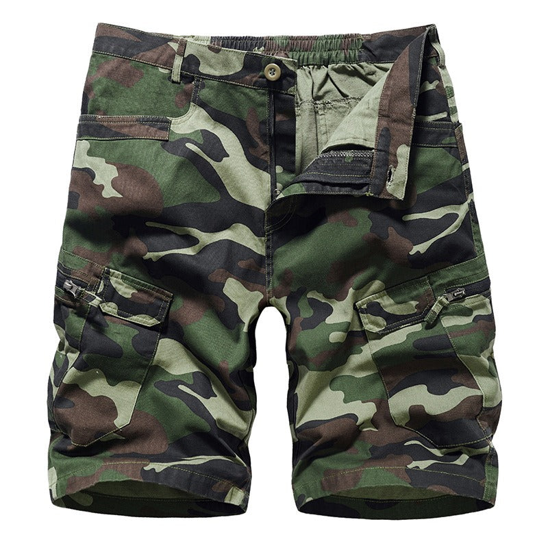 New Mens American Camouflage Loose Fitting Shorts - US2EInc Apparel Plug Ltd. Co