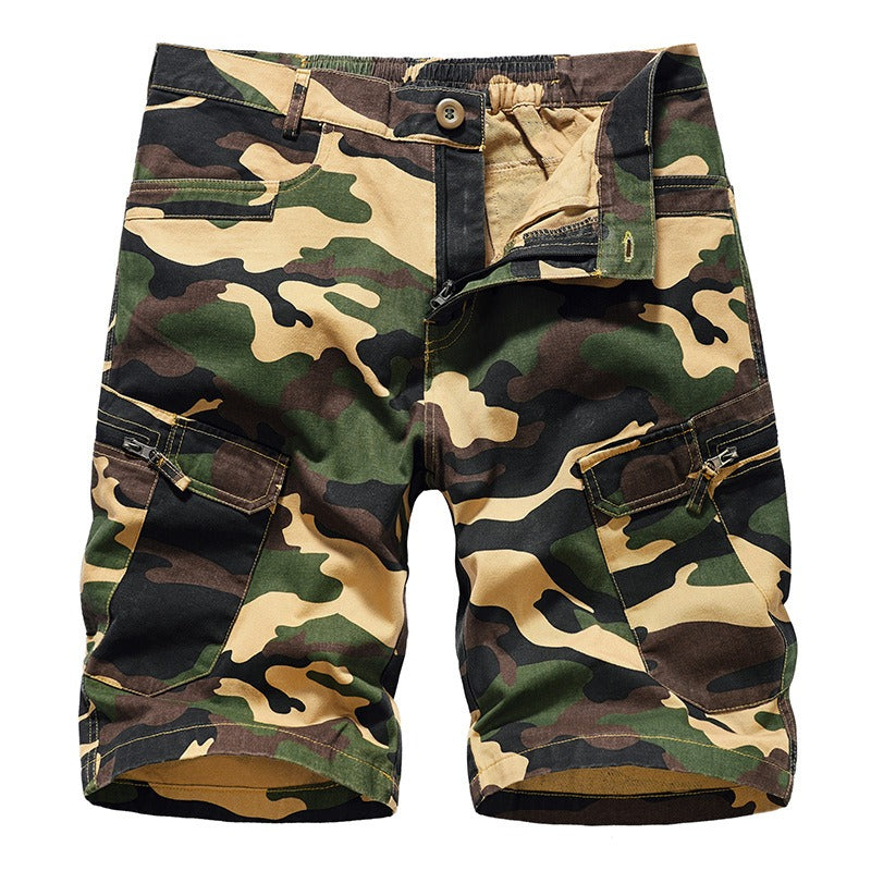 New Mens American Camouflage Loose Fitting Shorts - US2EInc Apparel Plug Ltd. Co