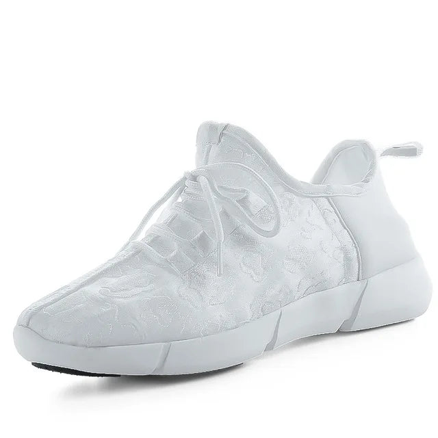 Children LED Light Shoes Luminous Glowing Sneakers USB Recharge Shoes - US2EInc Apparel Plug Ltd. Co