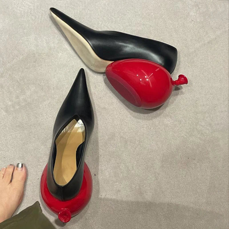 Unique Fashion Design Women Pumps Funny Balloon Heel Shoes - US2EInc Apparel Plug Ltd. Co