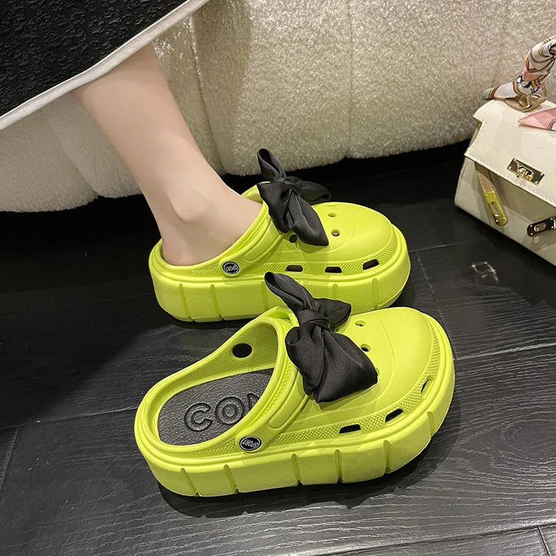 Platform Slippers Summer Women's Sandals 6cm Wedges Outdoor Clogs Shoes - US2EInc Apparel Plug Ltd. Co